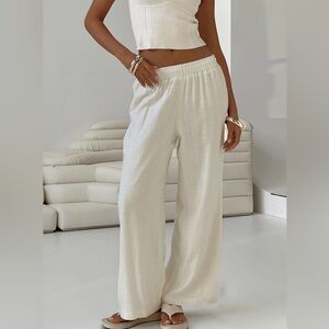 Princess Polly Luis Linen Pants